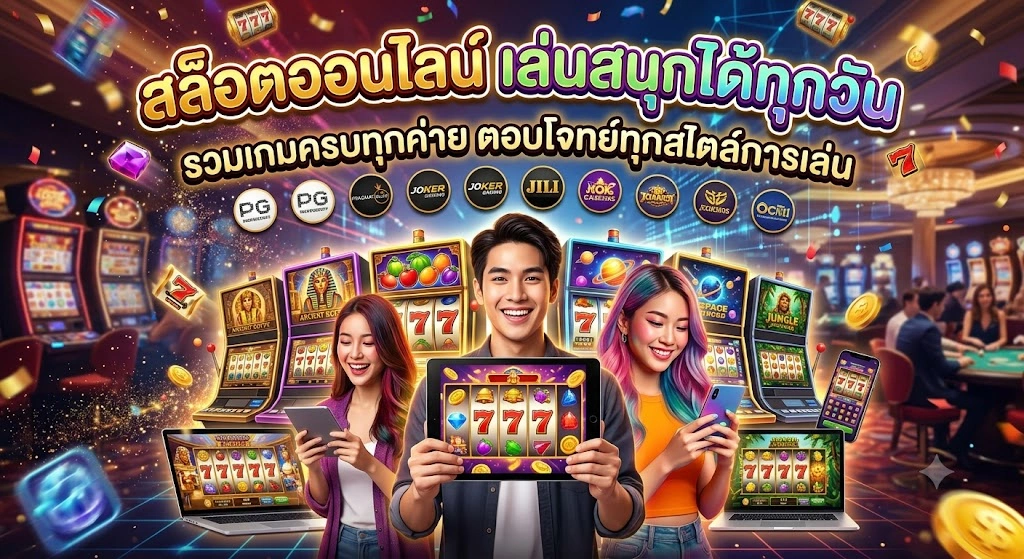 สล็อตออนไลน์ OK789 เล่นสนุกได้ทุกวัน รวมเกมครบทุกค่าย ตอบโจทย์ทุกสไตล์การเล่น